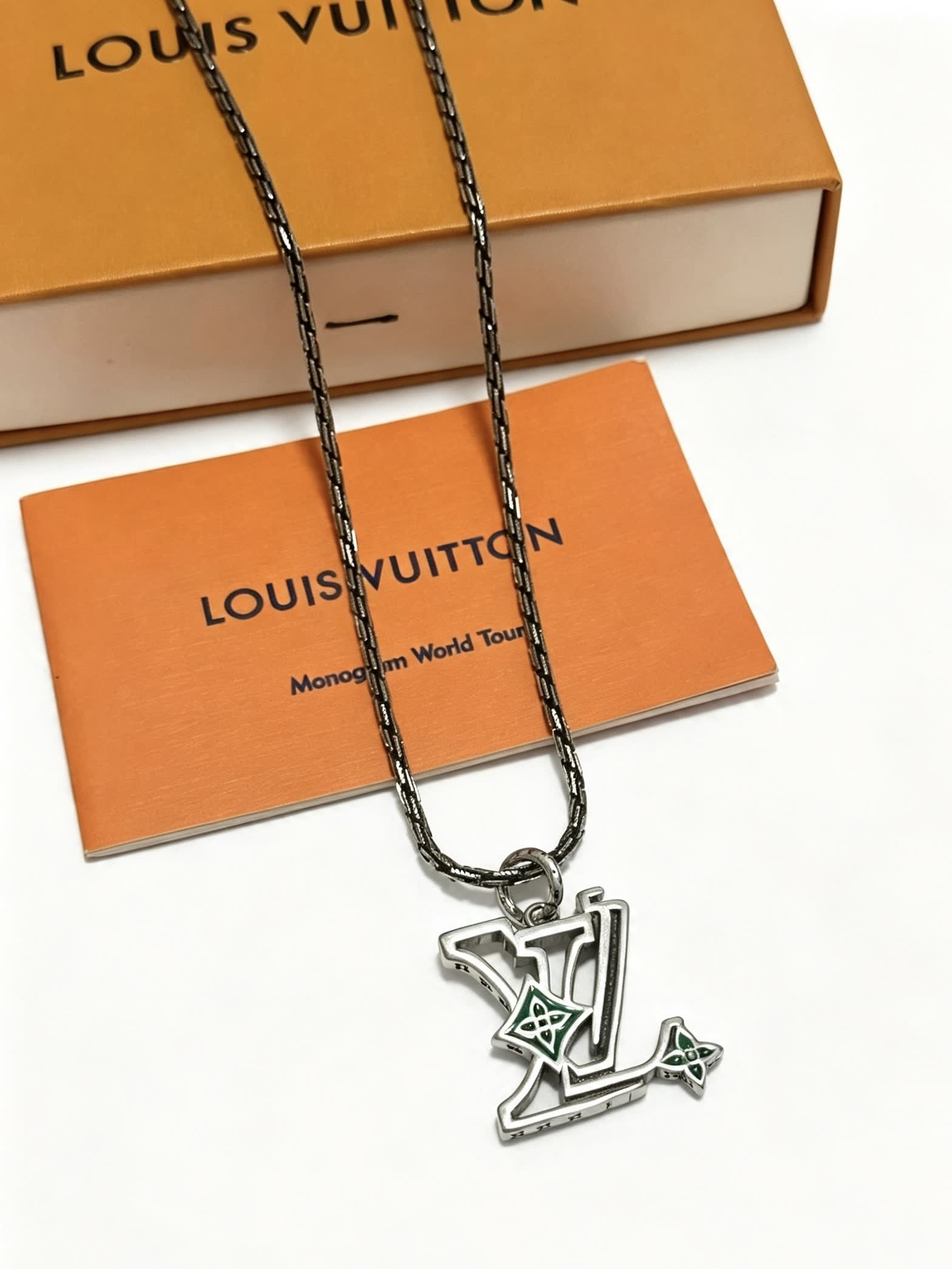 Louis Vuitton Monogram World Tour Necklace